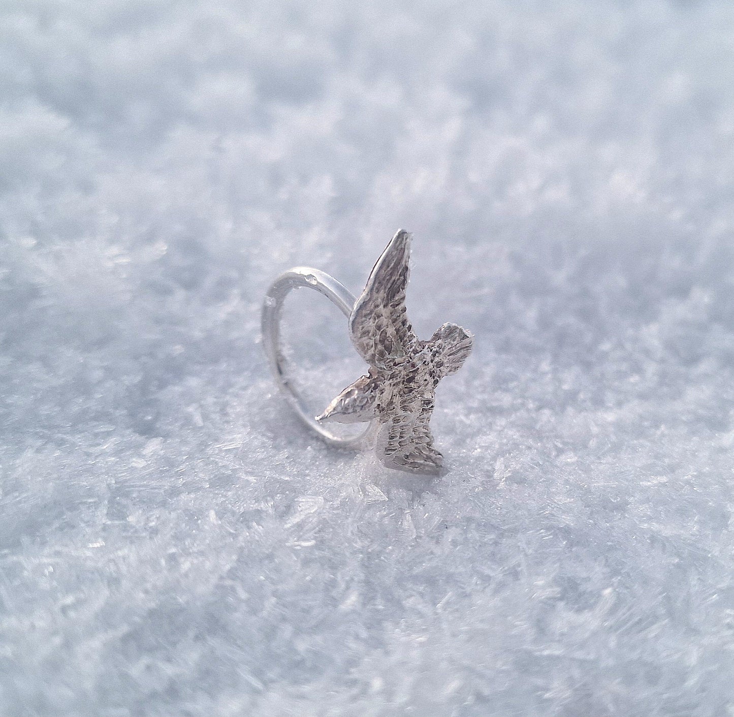 "Fri som fuglen" sølvring