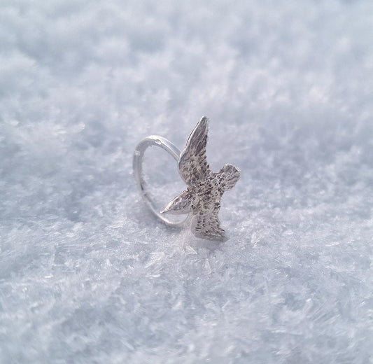 "Fri som fuglen" sølvring