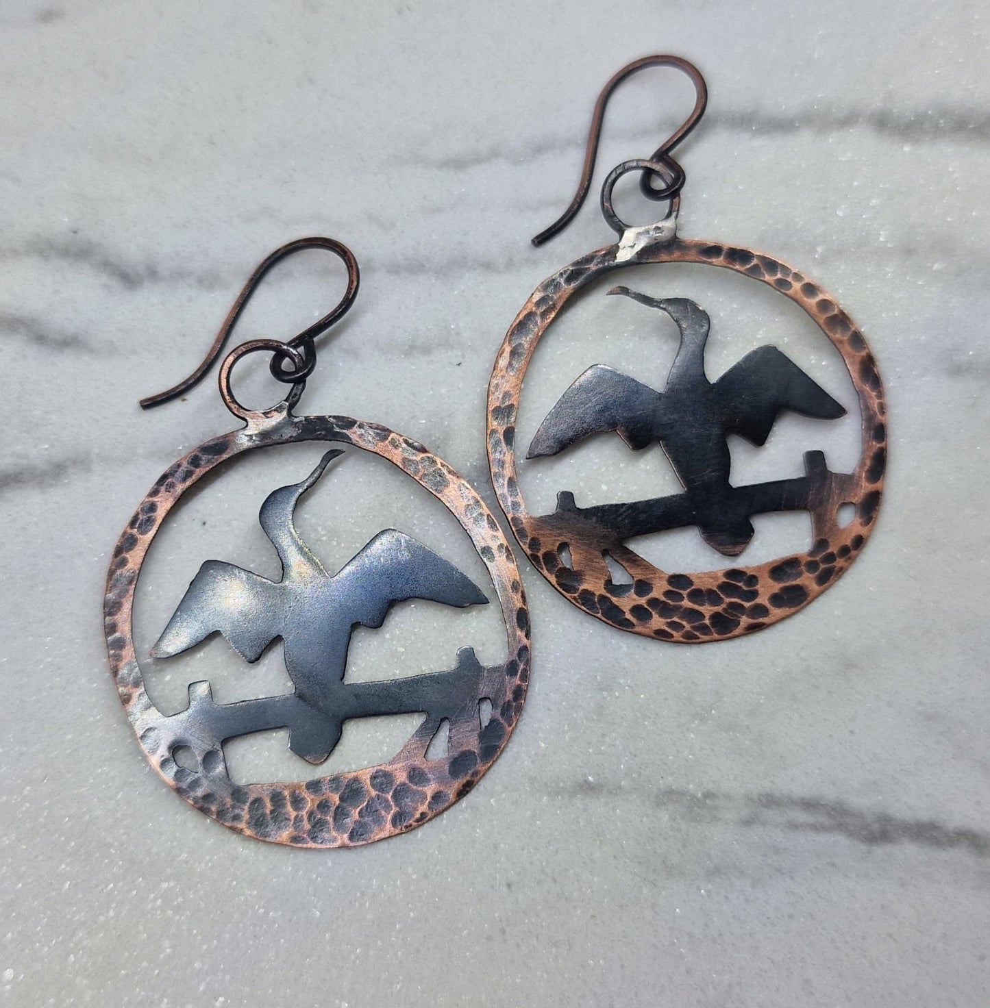 Skarven i Tromsøsundet - Oksidert kobber