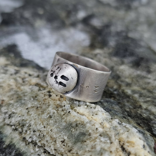 Harespor - sølvring