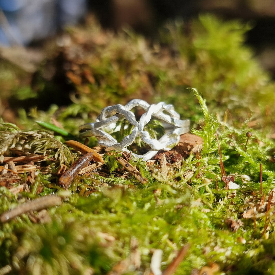 "Alv" ring i sølv