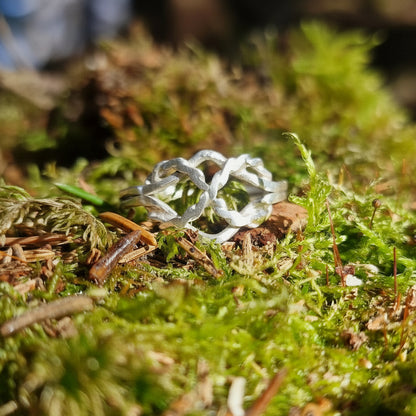"Alv" ring i sølv