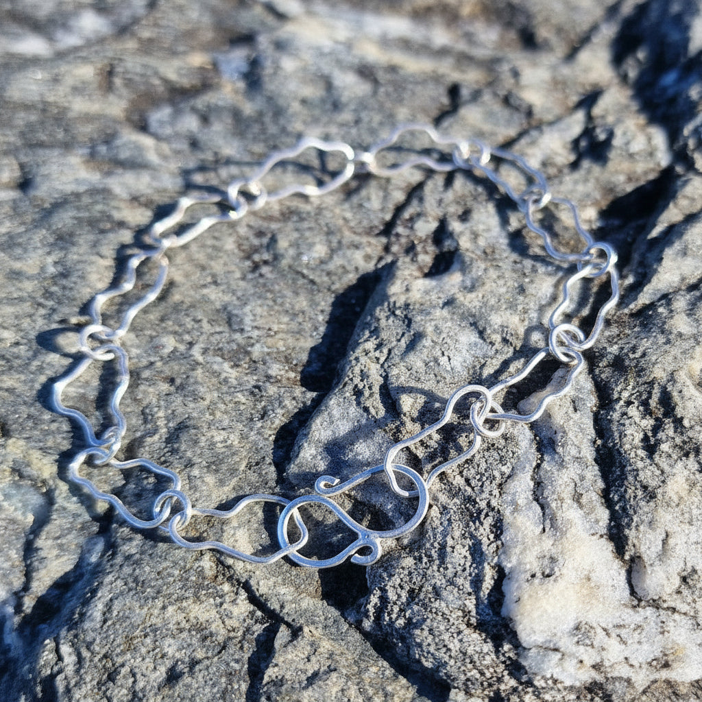 "Holme" armbånd i sølv
