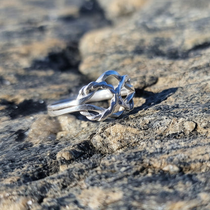 "Alv" ring i sølv