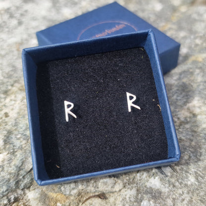 Raido - Rune fra eldre futhark i sølv