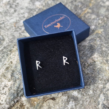 Raido - Rune fra eldre futhark i sølv