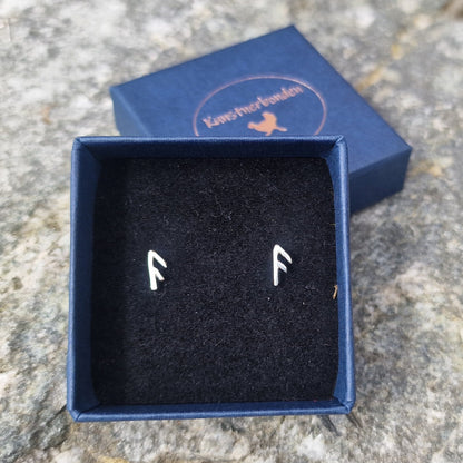 Ansuz - Rune fra eldre futhark i sølv