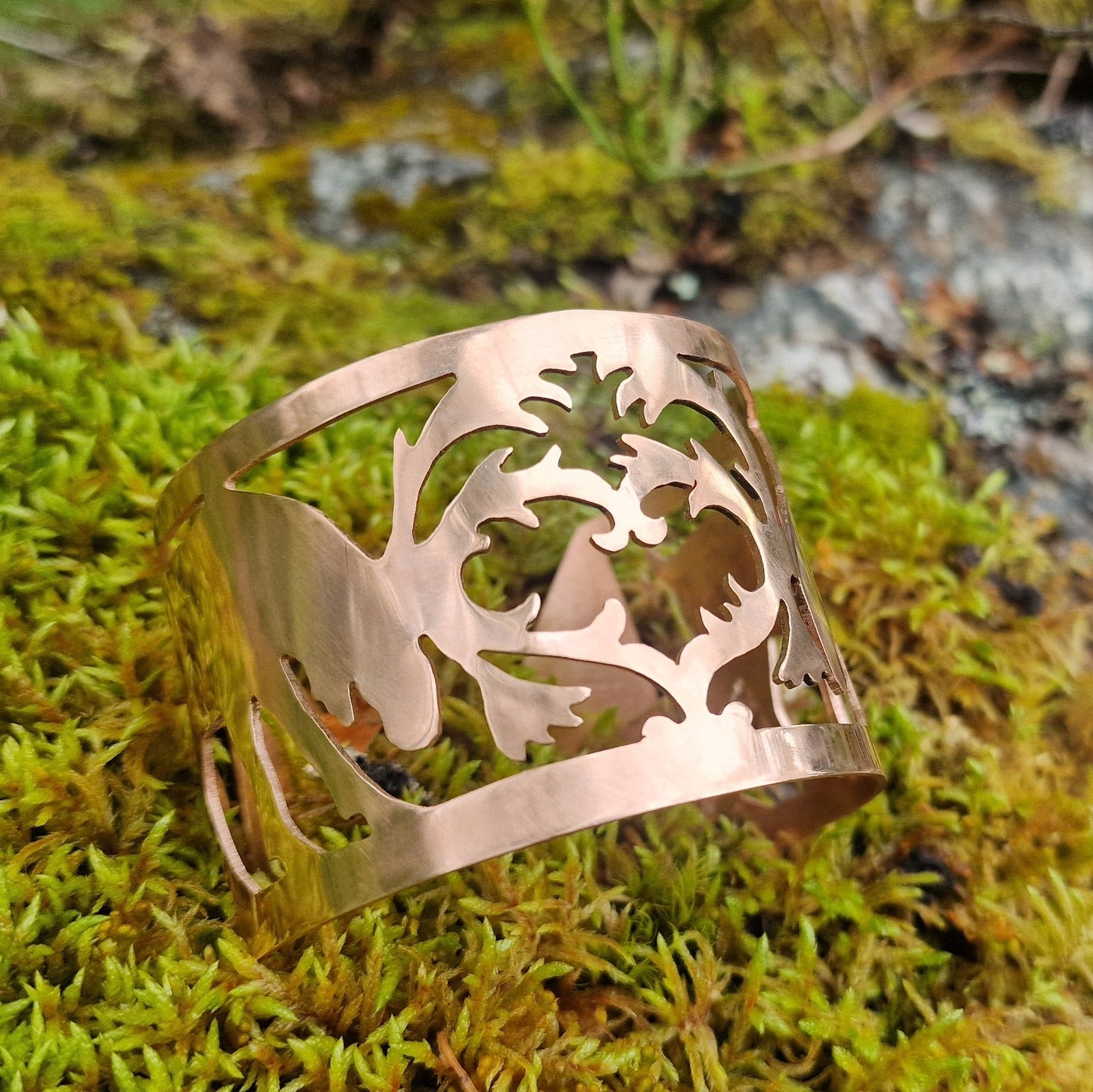 "Reindeer love" armbånd i ren kobber
