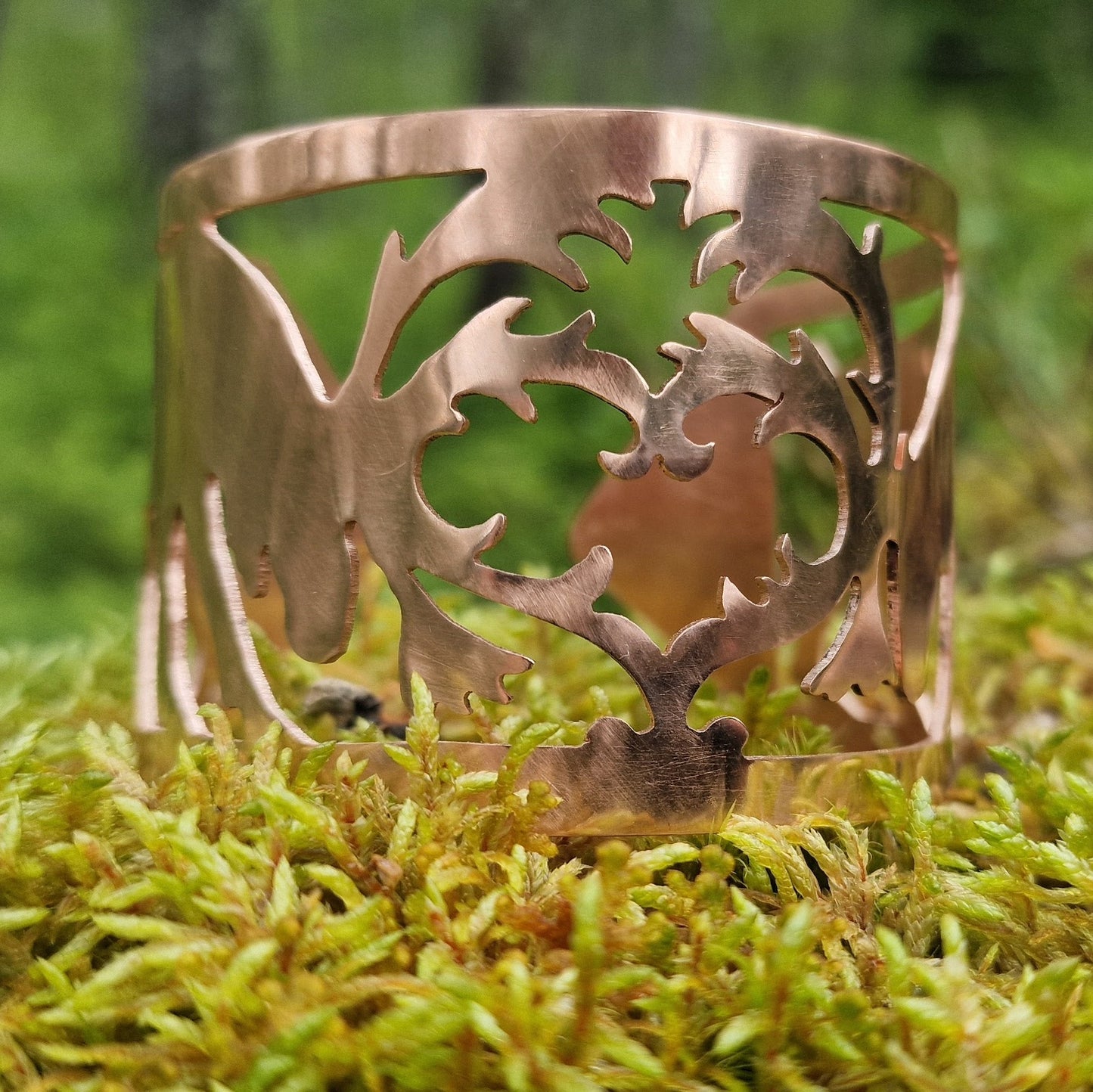 "Reindeer love" armbånd i ren kobber