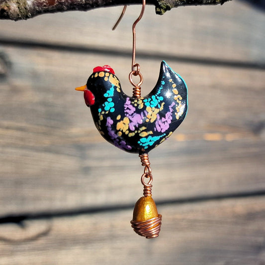 Hippie-høns, fargefest