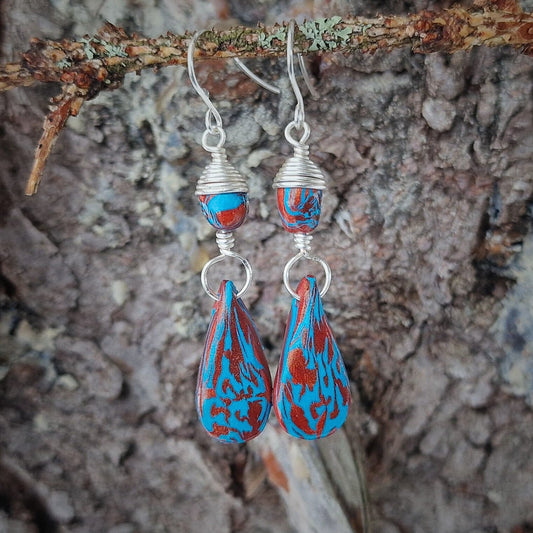 Øredobber i kul retro stil