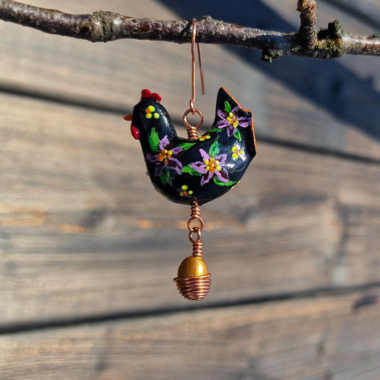 Hippie-Høns, bestemors hage dekor