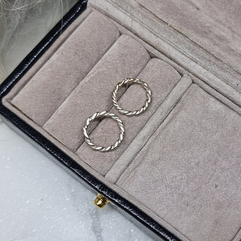 Krans - Øredobb i sølv