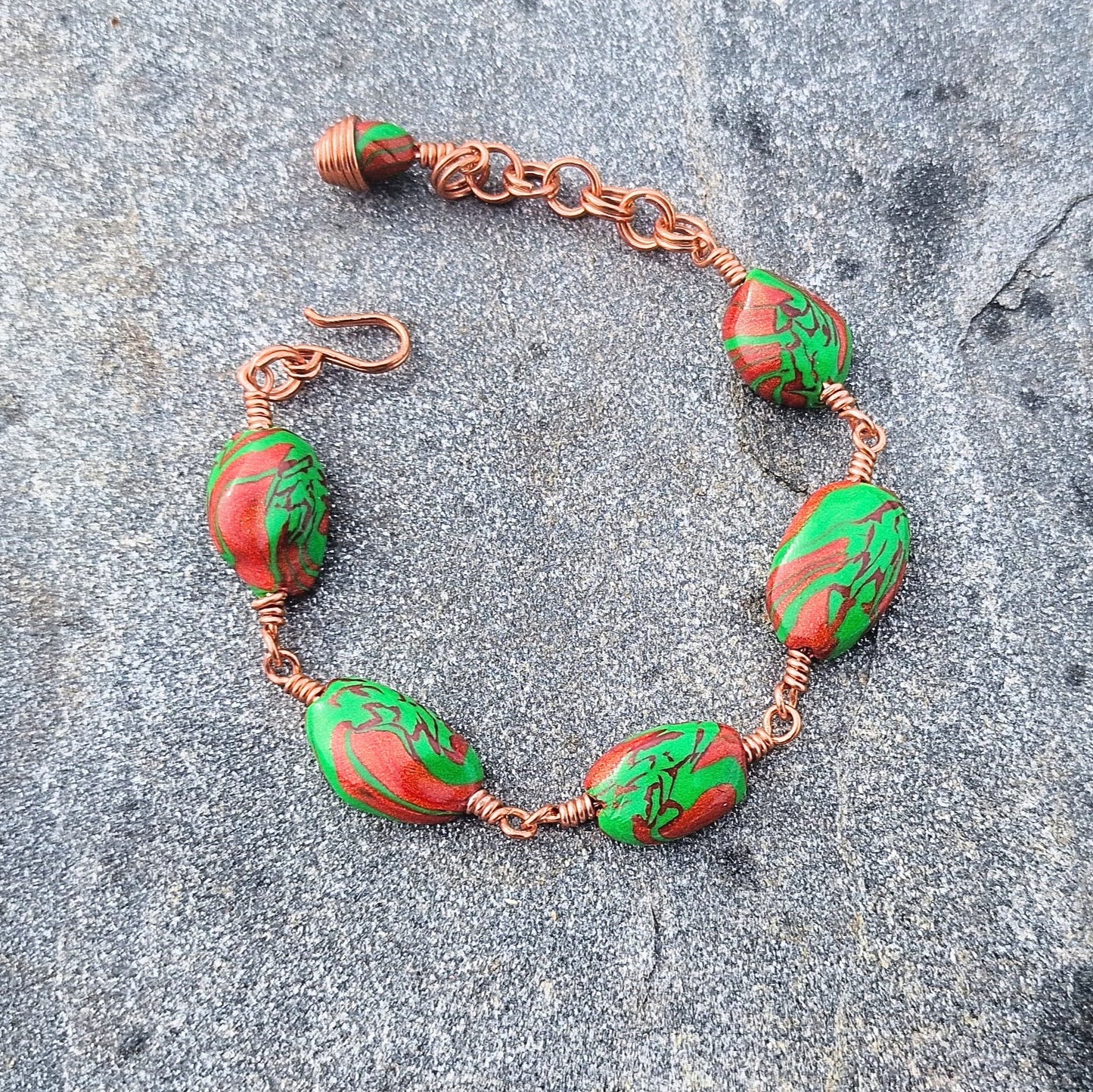 Armbånd i høstfarger