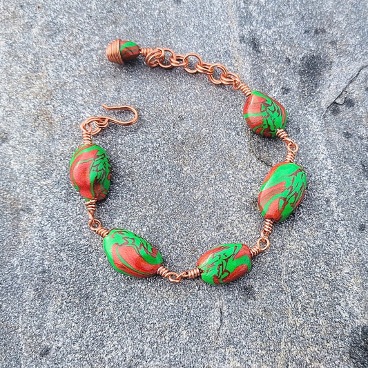 Armbånd i høstfarger