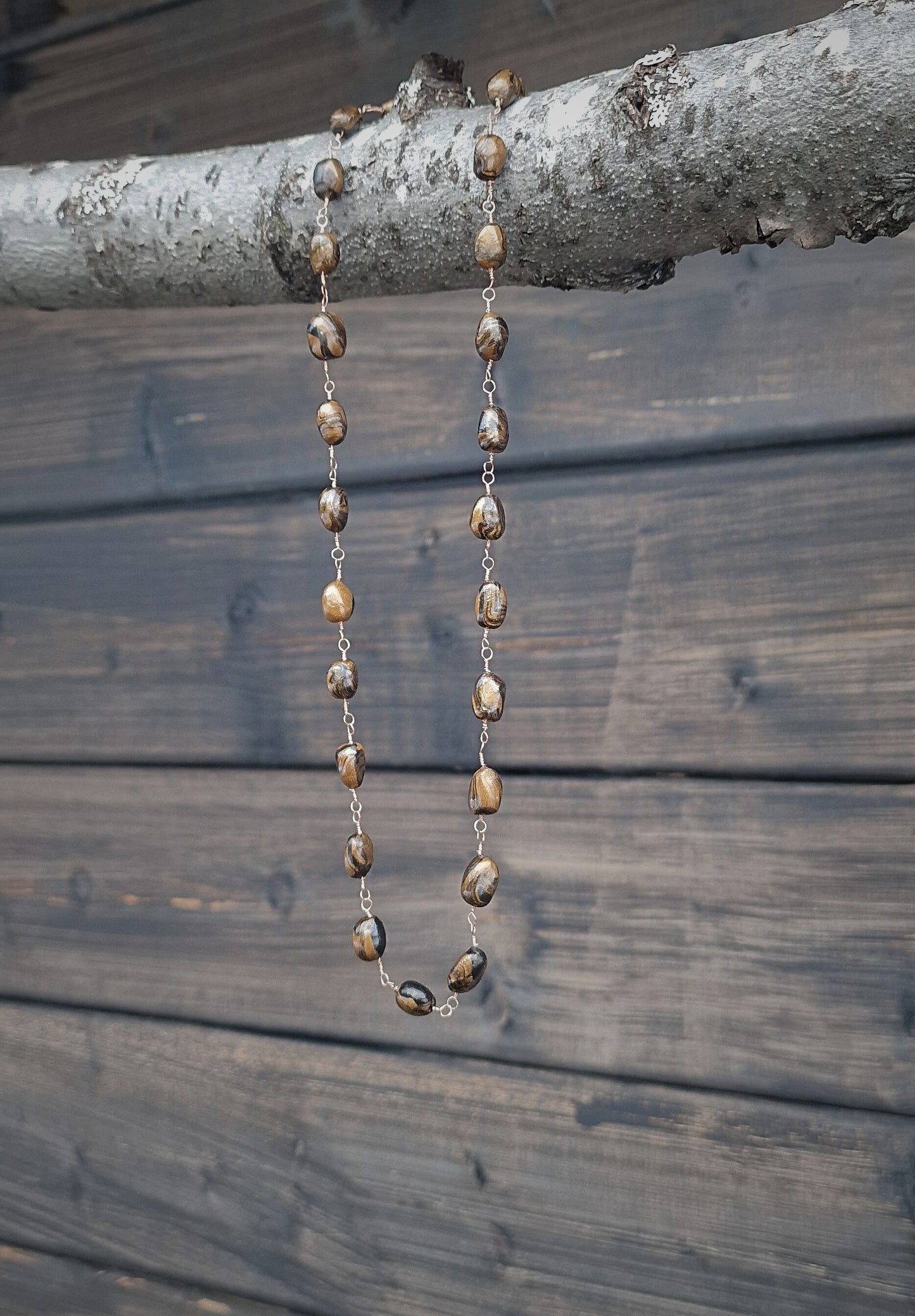 Perlekjedei lekre mørke farger