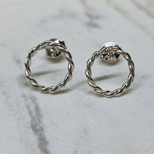 Krans - Øredobb i sølv