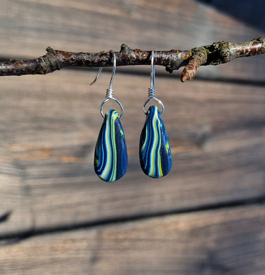 Øredobber med stilige striper